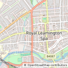 Map of Leamington SPA, Warwickshire
