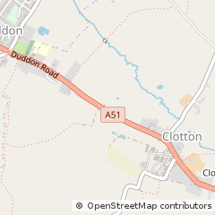 Map of Tarporley, Cheshire