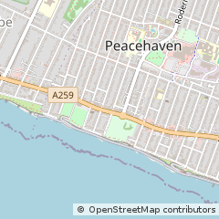 Map of Peacehaven