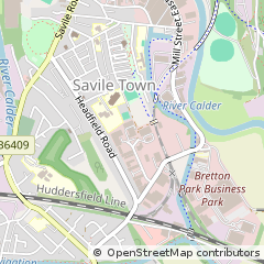 Map of Dewsbury