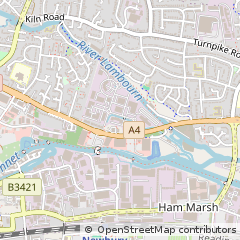 Map of Newbury, Berkshire