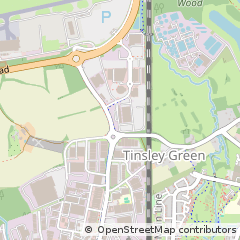 Map of Gatwick, West Sussex