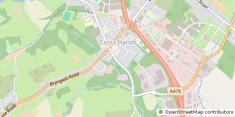 Map of Llanelli