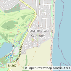 Map of Penarth, South Glamorgan