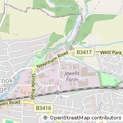 Map of Plymouth, Devon