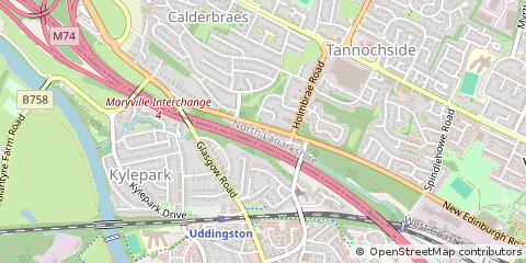 Map of Glasgow