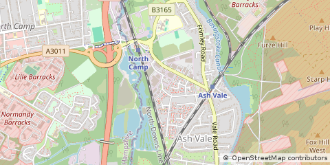 Map of Aldershot
