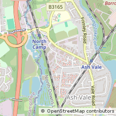 Map of Aldershot