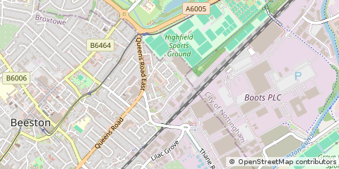 Map of Nottingham