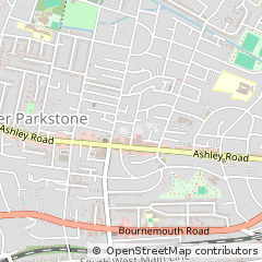 Map of Poole, Dorset