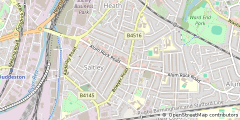 Map of Birmingham