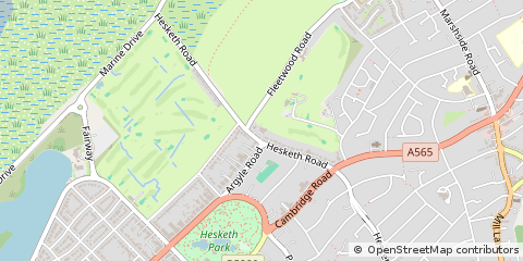 Map of Southport