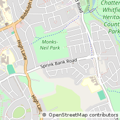 Map of Stoke on Trent, Staffordshire