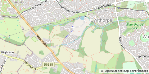 Map of Sheffield