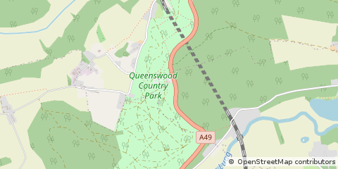 Map of Leominster, Herefordshire