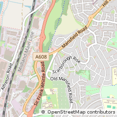 Map of Derby, Derbyshire