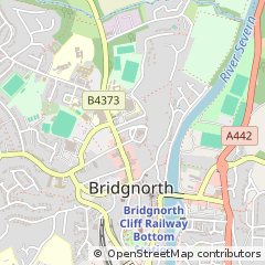 Map of Bridgnorth, Shropshire