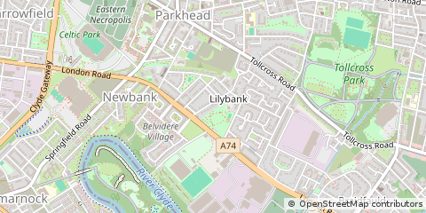 Map of Glasgow