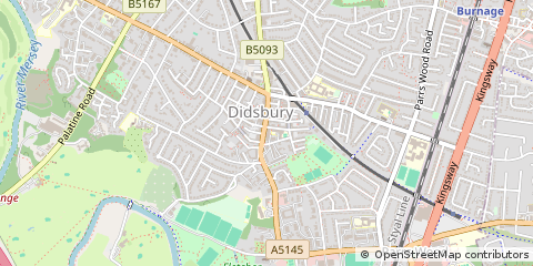 Map of Manchester