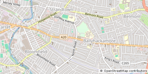 Map of Belfast
