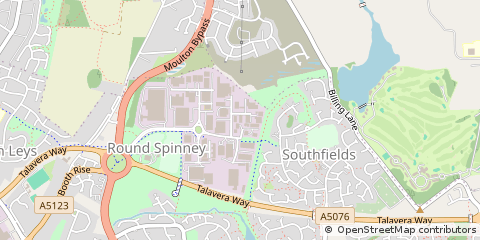 Map of Northampton, Northamptonshire