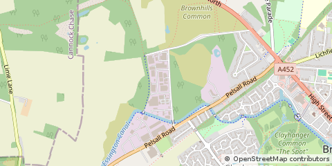 Map of Walsall