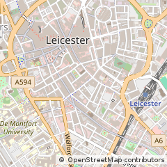 Map of Leicester