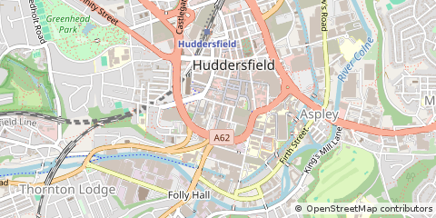Map of Huddersfield