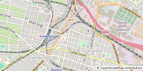 Map of Glasgow