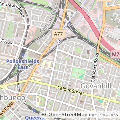 Map of Glasgow