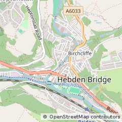 Map of Hebden Bridge