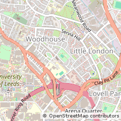 Map of Leeds