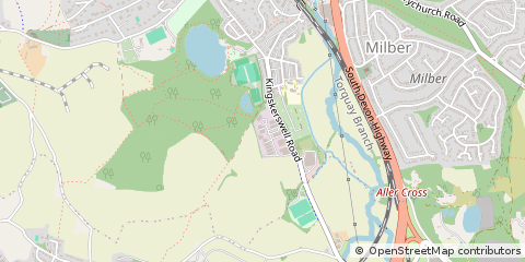 Map of Newton Abbot, Devon