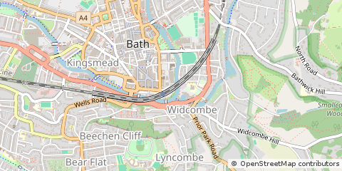 Map of Bath