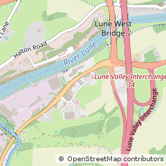 Map of Lancaster, Lancashire