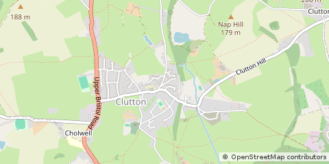 Map of Bristol, N E Somerset