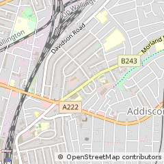 Map of Croydon