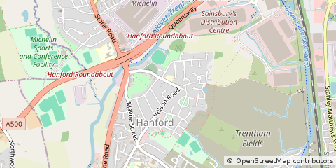 Map of Stoke-on-Trent