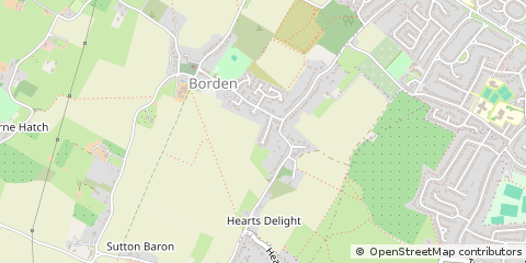 Map of Sittingbourne