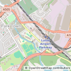 Map of Luton, Bedfordshire