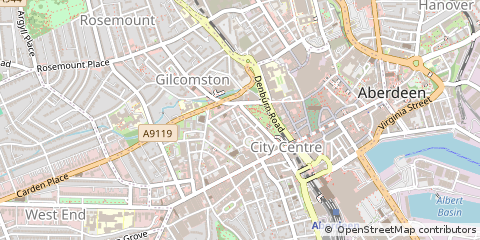 Map of Aberdeen