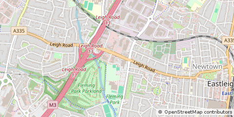 Map of Eastleigh, Hampshire