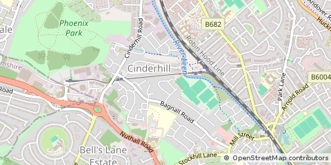Map of Nottingham