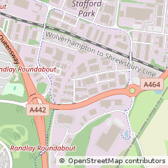 Map of Telford, Shropshire
