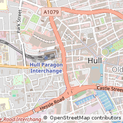 Map of Hull, East Riding of Yorkshire
