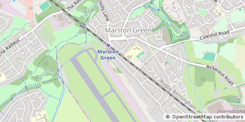 Map of Birmingham, West Midlands