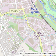 Map of Exeter, Devon