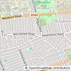 Map of Aberdeen, Aberdeenshire