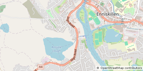 Map of Enniskillen, CO. Fermanagh