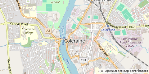 Map of Co Derry, Co Londonderry